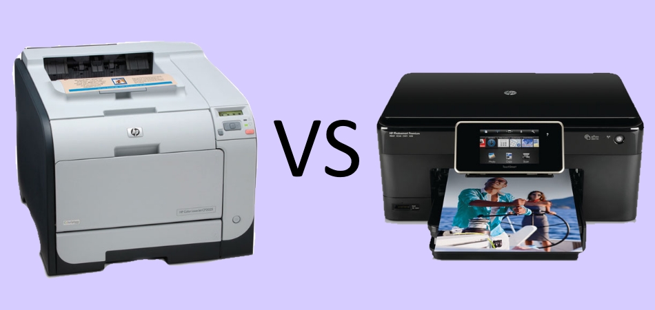 Qual a diferença entre impressora a laser e a jato de tinta?