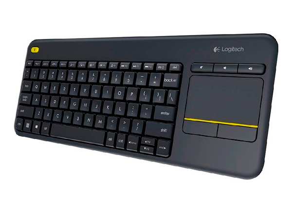 teclado sem fio touch logitech k400