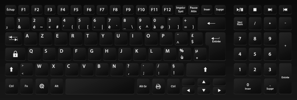 teclado azerty