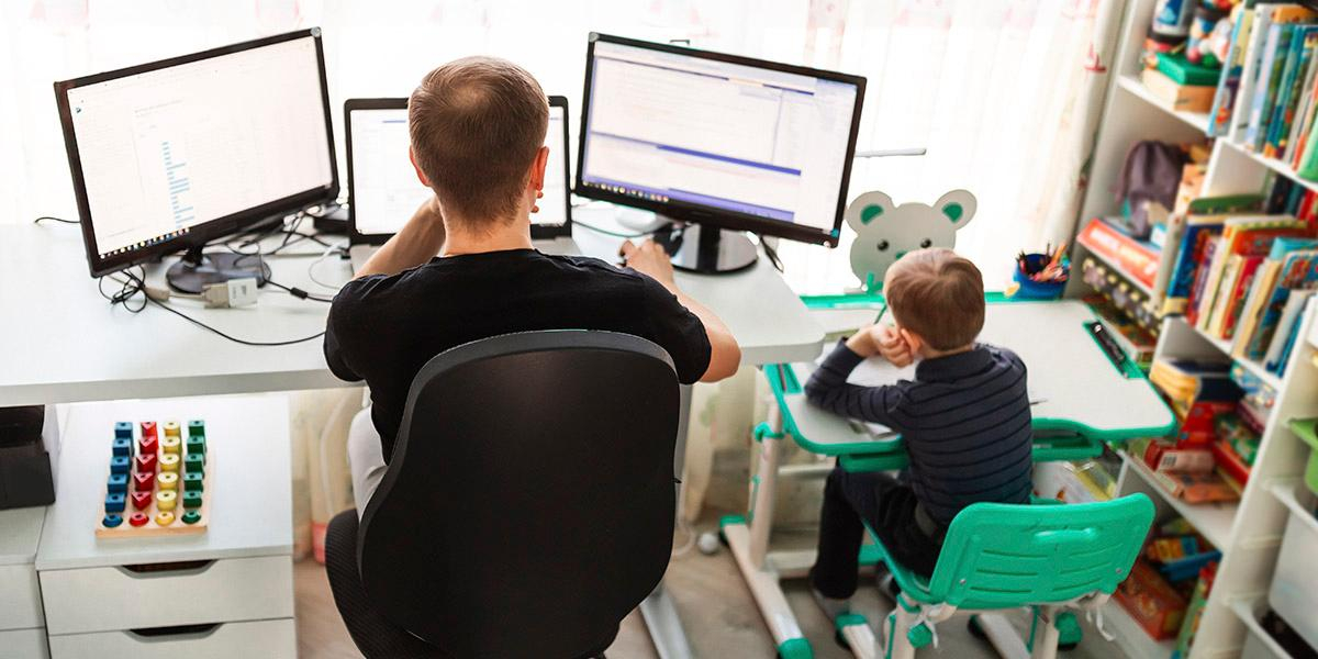 Home office: como não comprometer a produtividade trabalhando com crianças em casa